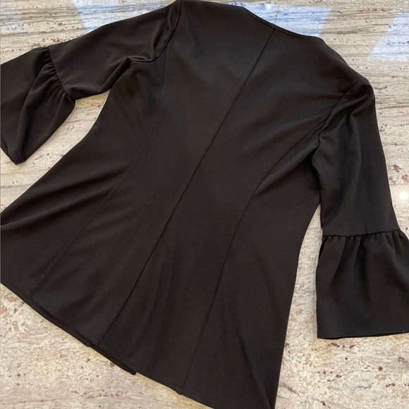 Tommy Hilfiger 3/4 bell sleeves open jacket blazer size 12 - Picture 4 of 9